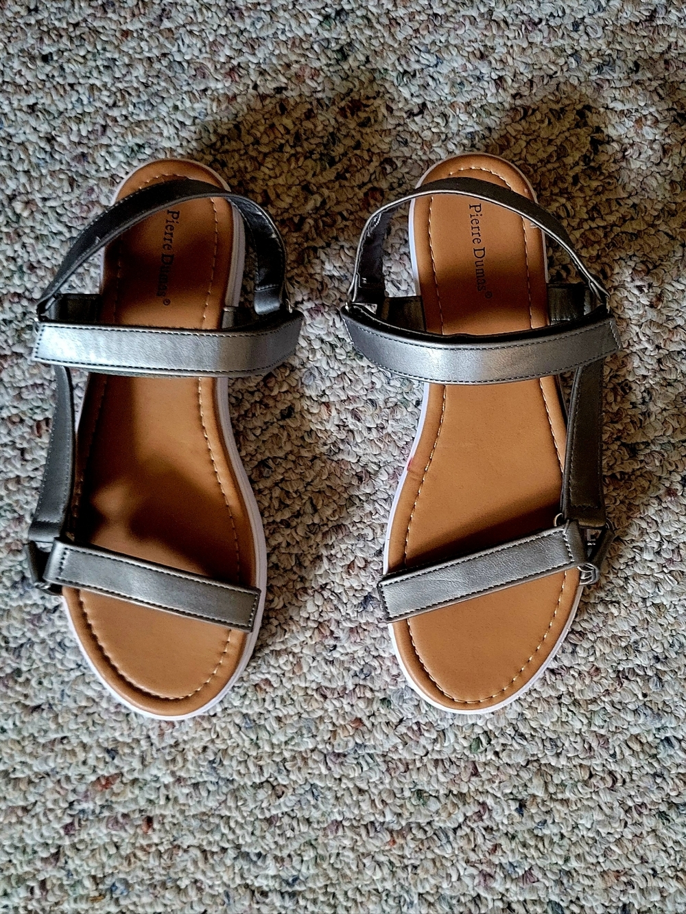 NWT Pierre Dumas Tan Strappy Sandals